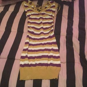 Striped Mini dress